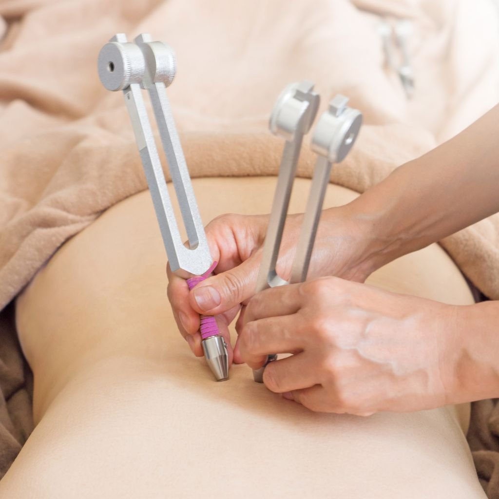 Diapasones en espalda